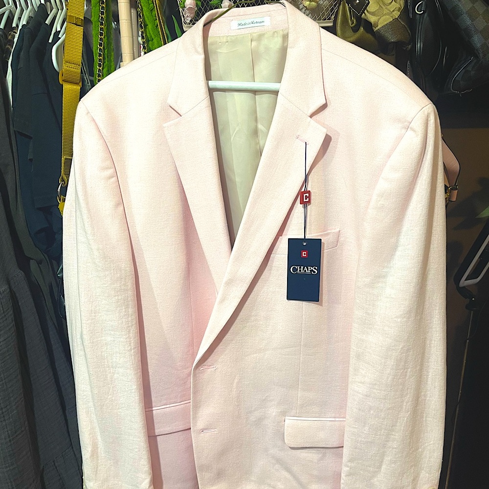 Chaps new pink blazer jacket still with tag on